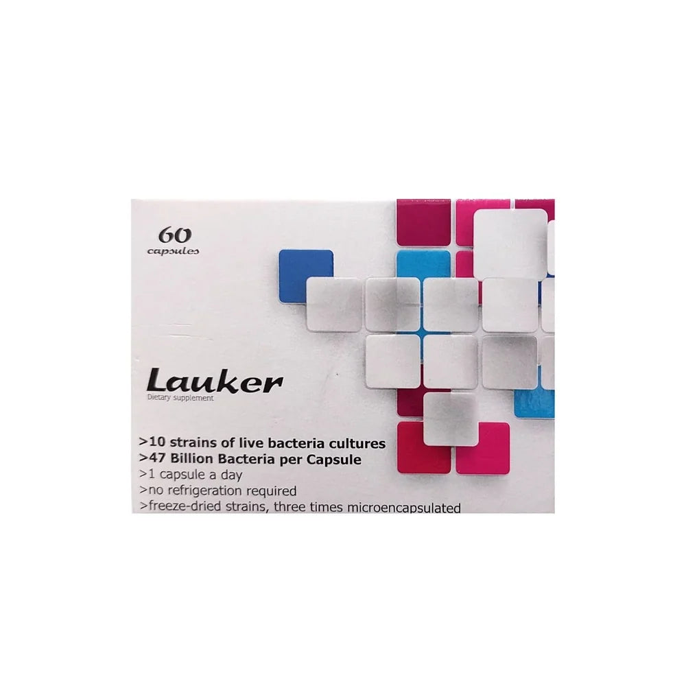 Supplima, Lauker Synbiotic Probiotic Capsules2