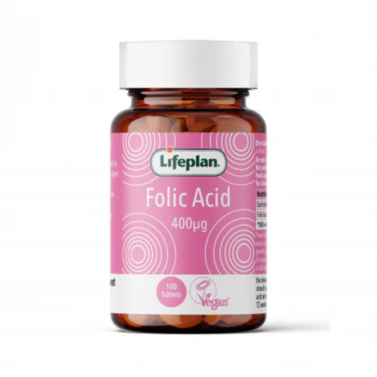 Lifeplan, Folic Acid 400 Mcg - 100 Tabs