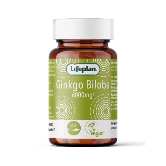 Lifeplan, Ginkgo Biloba 6000 Mg 60 Capsules