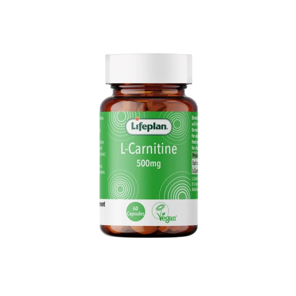 Lifeplan, L-Carnitine 500 Mg 60 Caps