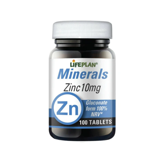 Lifeplan, Minerals Zinc 10 Mg - 100 Tabs