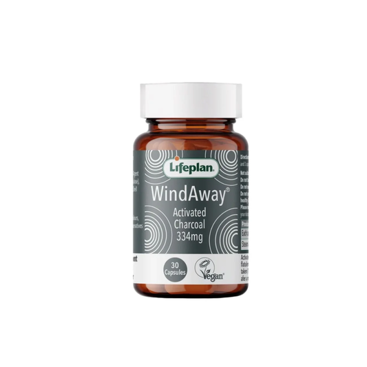 Lifeplan, Windaway Charcoal 334 mg 30 Caps