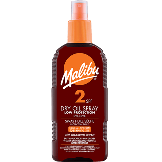 Malibu, Dry Oil Spray