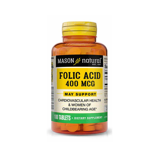Mason, Folic Acid 400 mcg 100 tabs