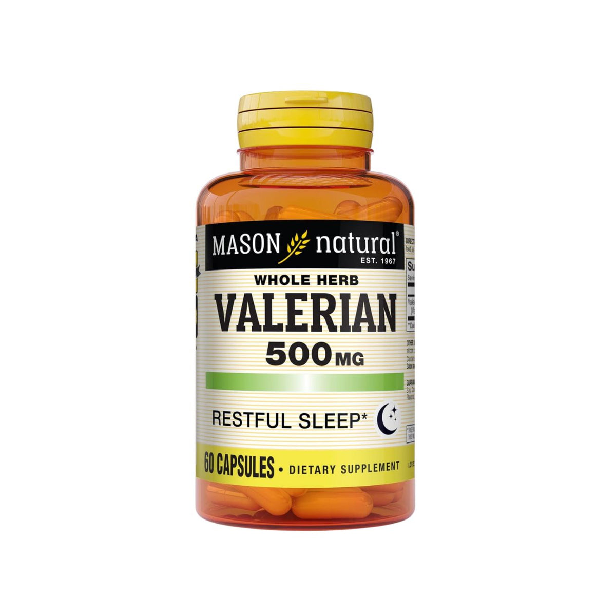 Mason, Valerian Root 500 mg 60 Capsules