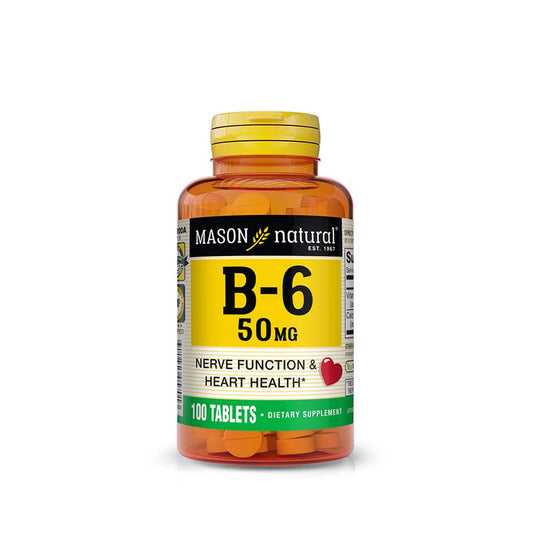 Mason, Vitamin B6 50 mg 100 Tablets