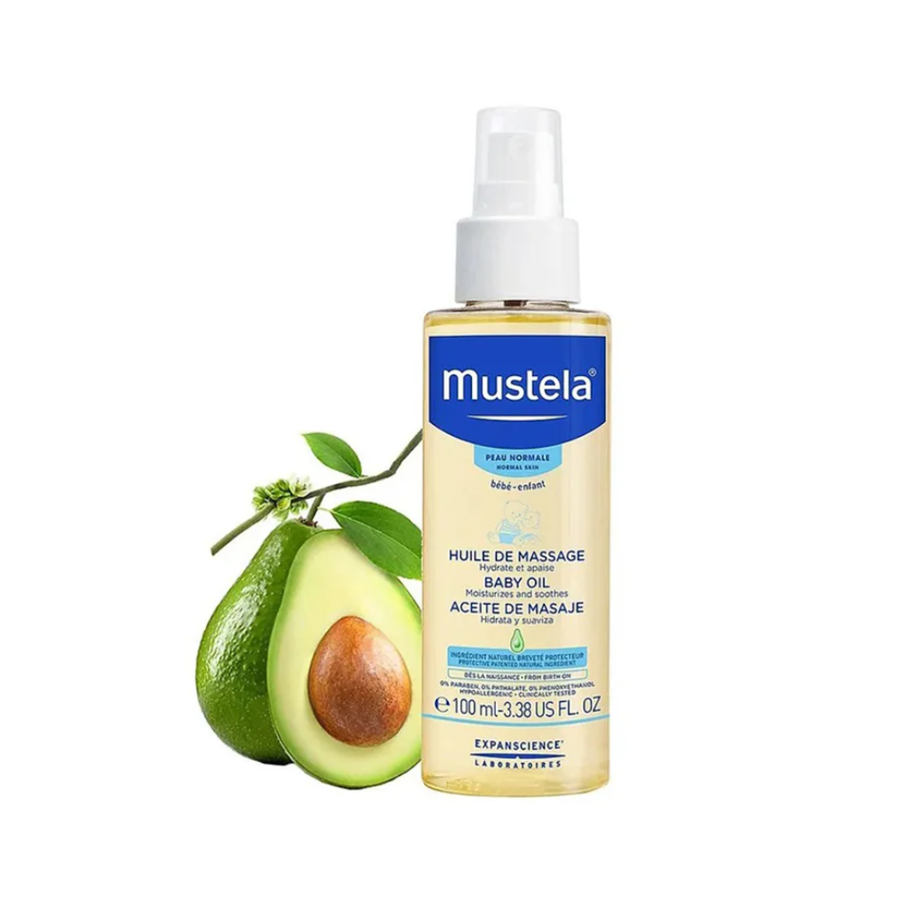 Mustela,  Baby Bath/Massage Oil-100 ML