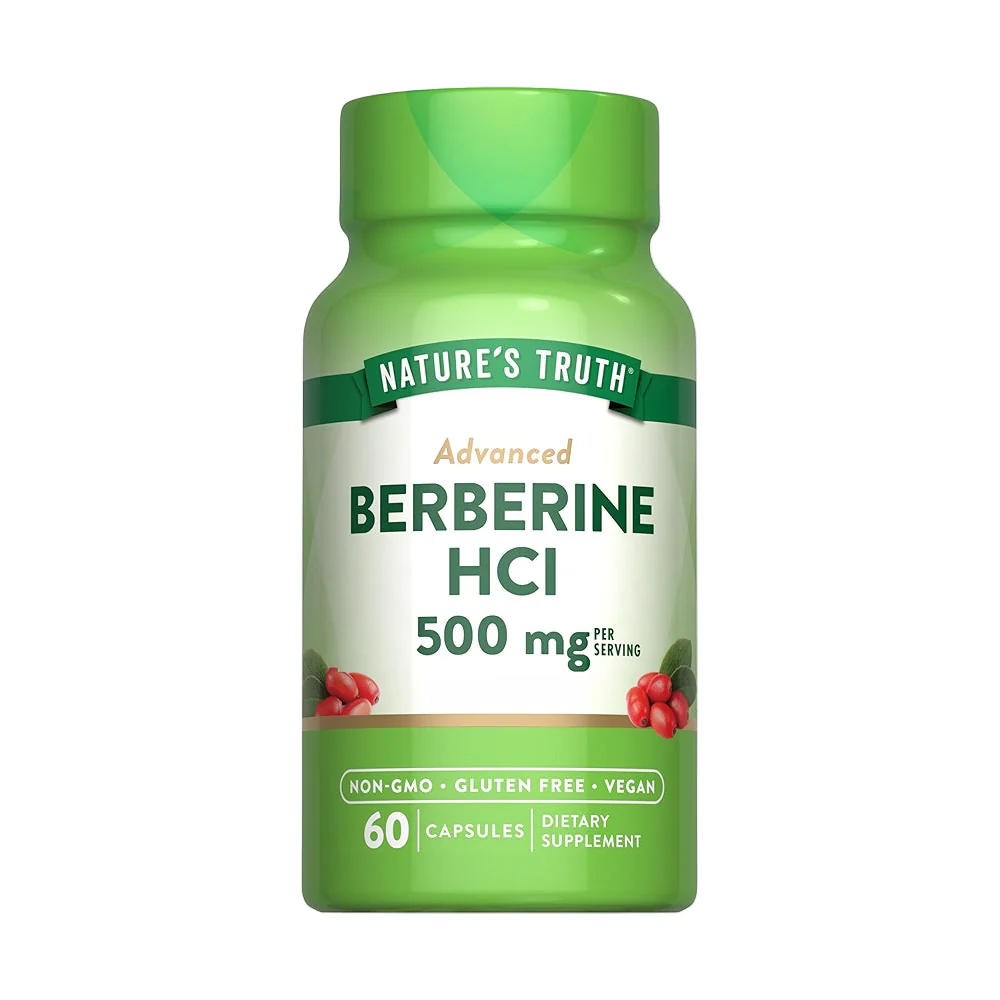 Nature's Truth, Advanced Berberine HCI 500 mg 60 Capsules