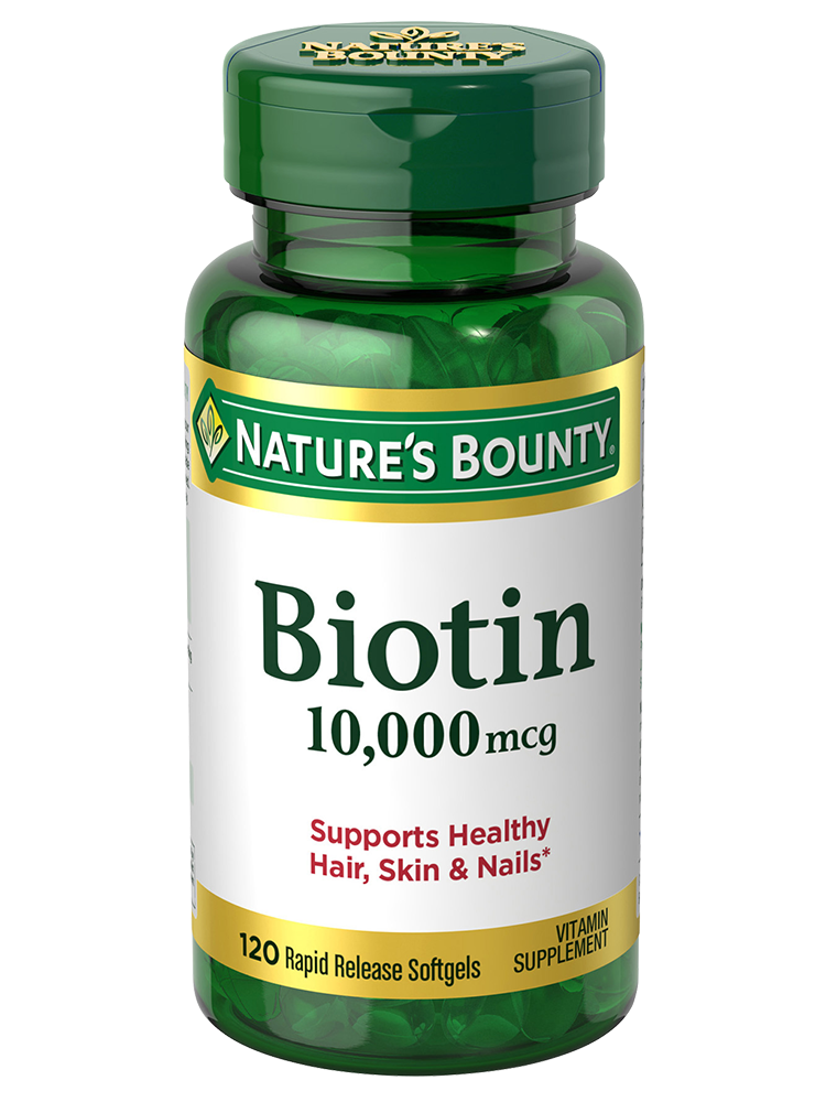 Nature's Bounty, Biotin 10,000 mcg 120 Rapid Release Softgels