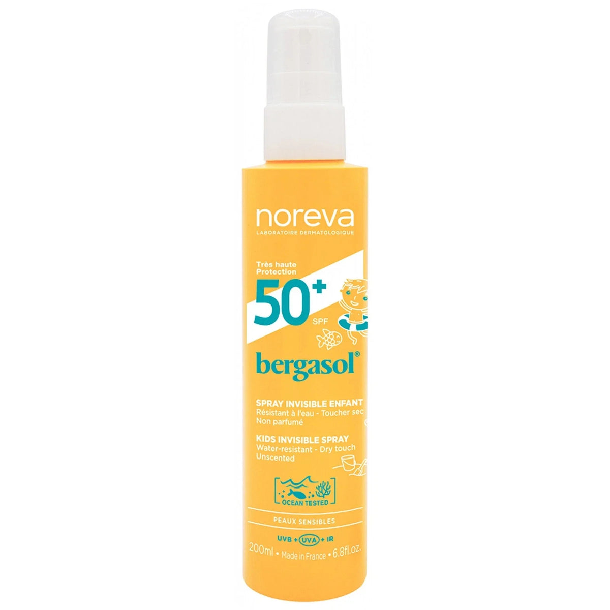 Noreva, Bergasol Expert Kids Invisible Spray SPF50+ 200ML
