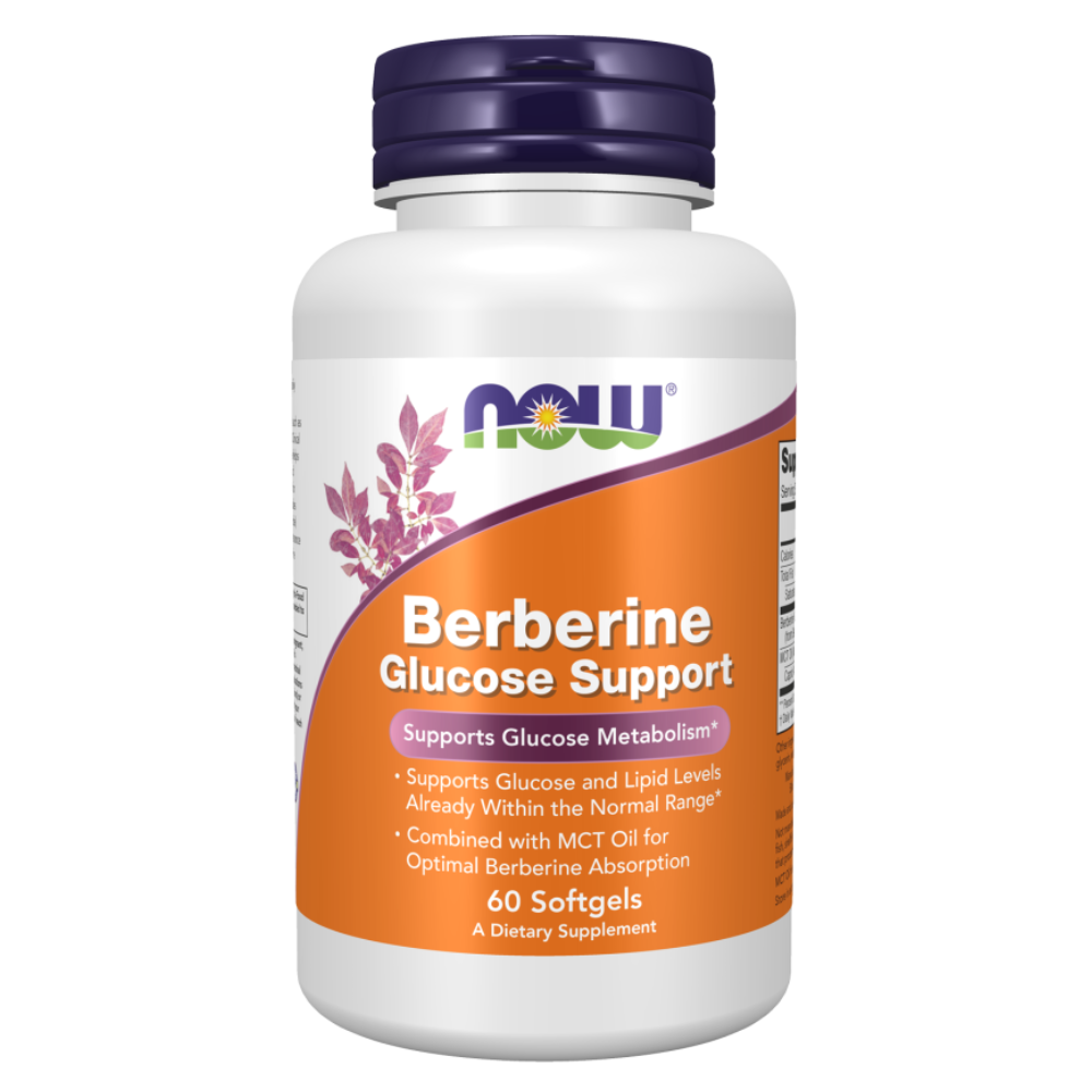 Now, Berberine Glucose Support 60 Softgels