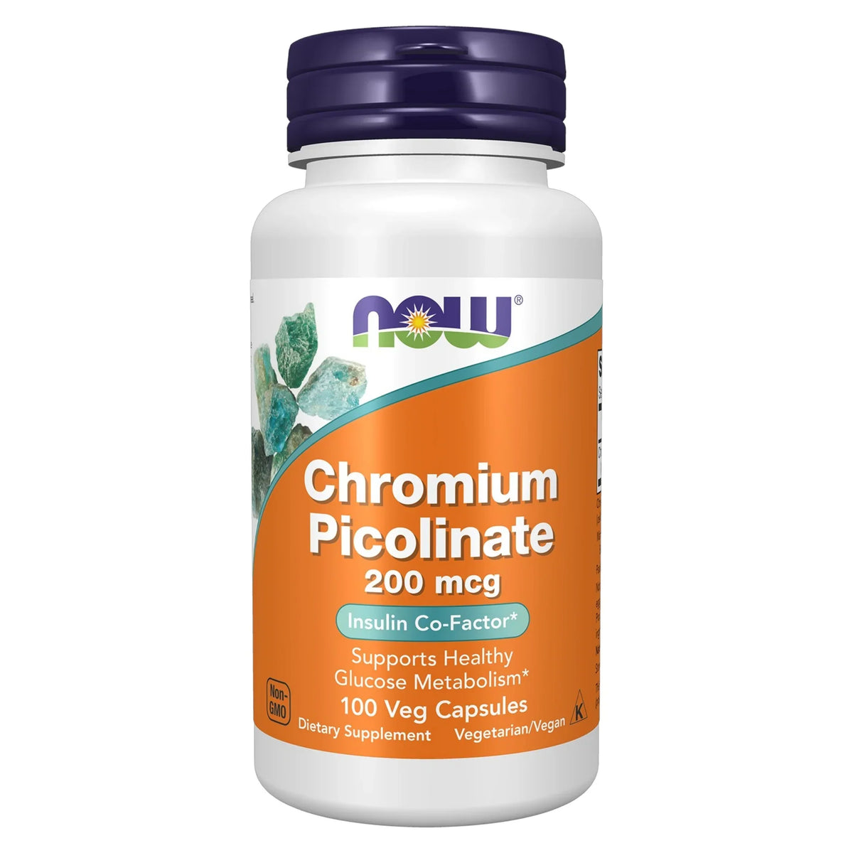 Now, Chromium Picolinate 200 mcg 100 Veg Caps
