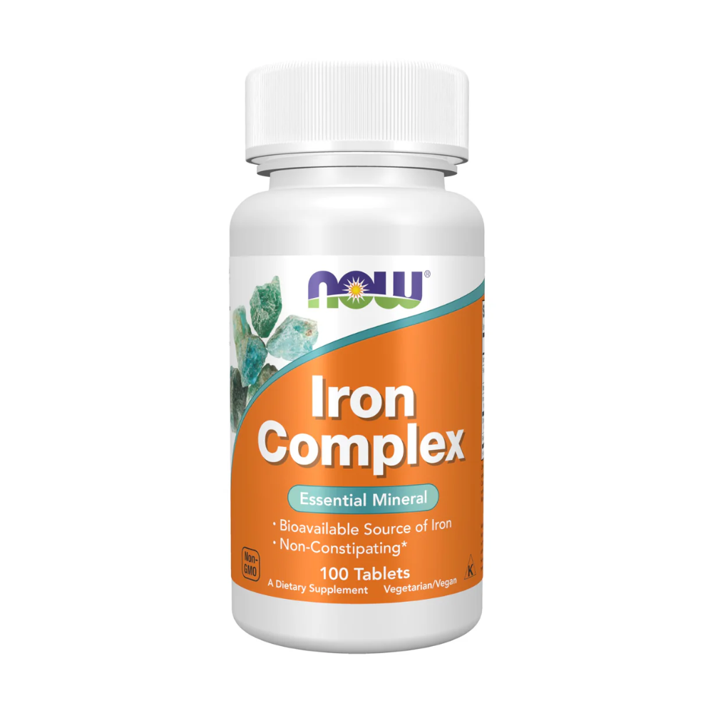 Now, Iron Complex 100 Tablets