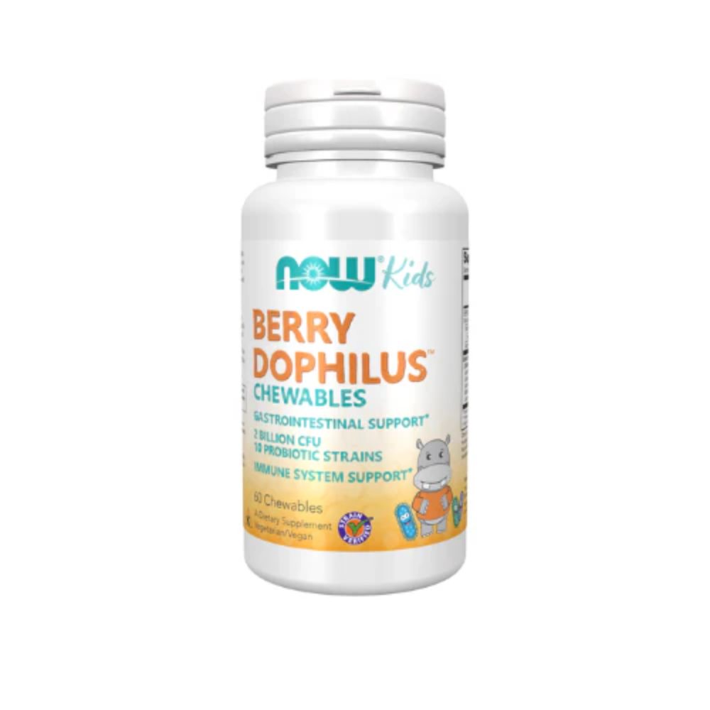 Now, Kids Berry Dophilus Chewables 60 Chewables