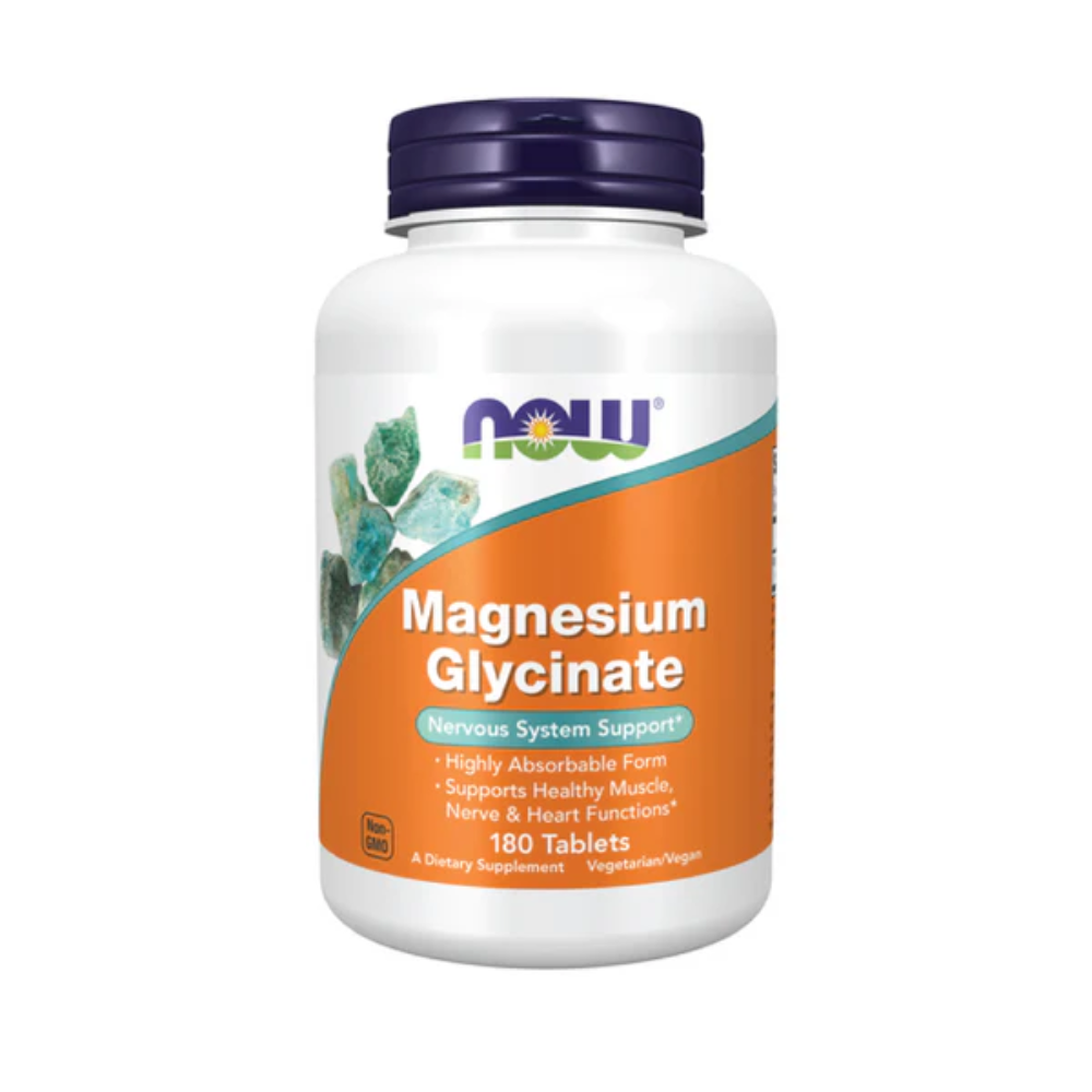 Now, Magnesium Glycinate 180 Tabs