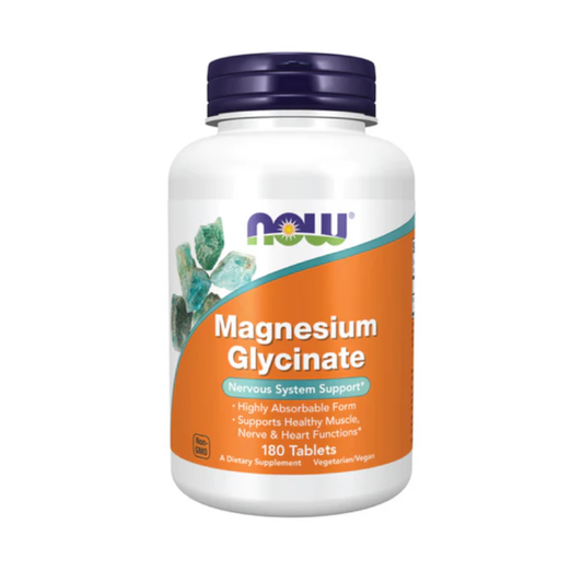 Now, Magnesium Glycinate 180 Tabs