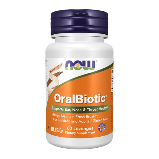 Now, OralBiotic 60 Lozenges
