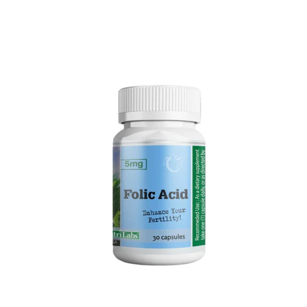 Nutrilabs, Folic Acid 5MG 30 Caps
