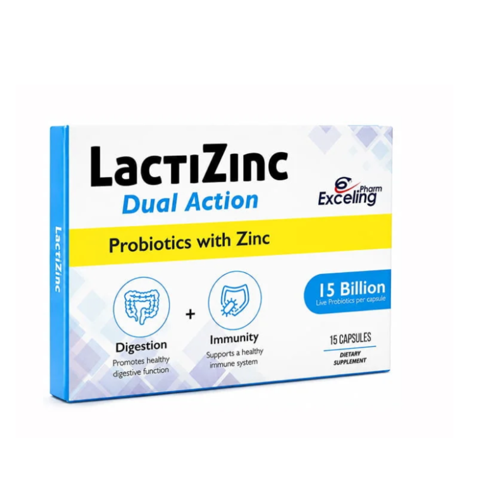 Pharma M, LactiZinc Dual Action 15 Capsules