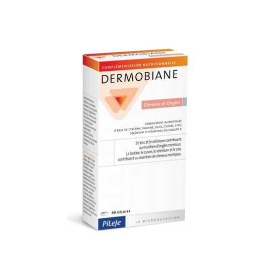 Pileje, Dermobiane Hair and Nails 40 Caps