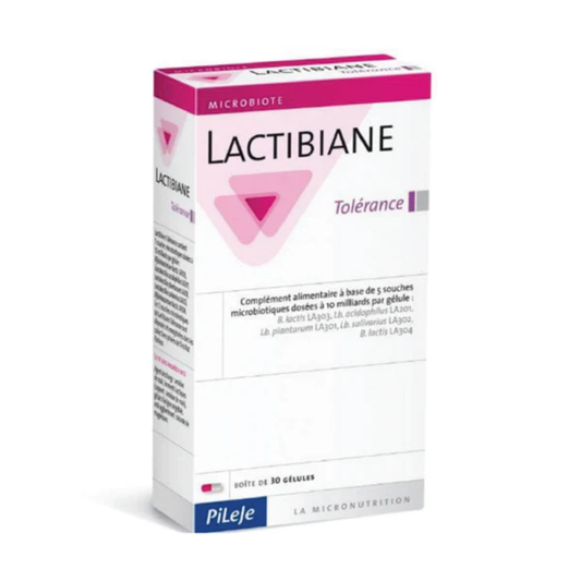 Pileje, Lactibiane Tolérance 30 Caps