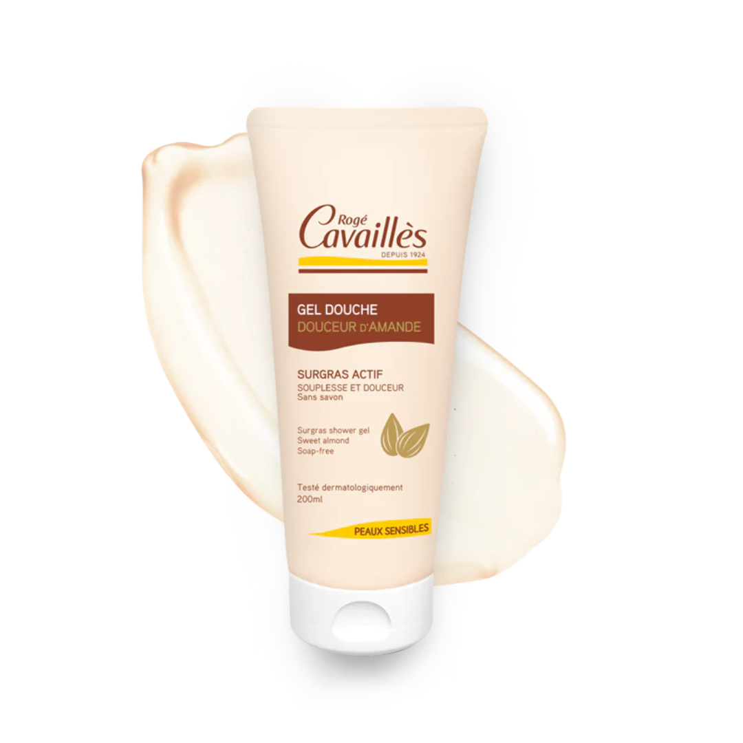 Roge Cavailles, Active Surgras Shower Gel Sweet Almond-200 ml