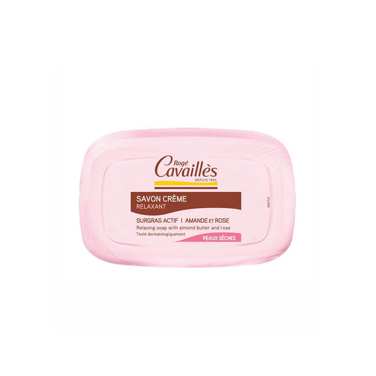 Roge Cavailles, Almond and Rose Relaxing Cream Soap 115G