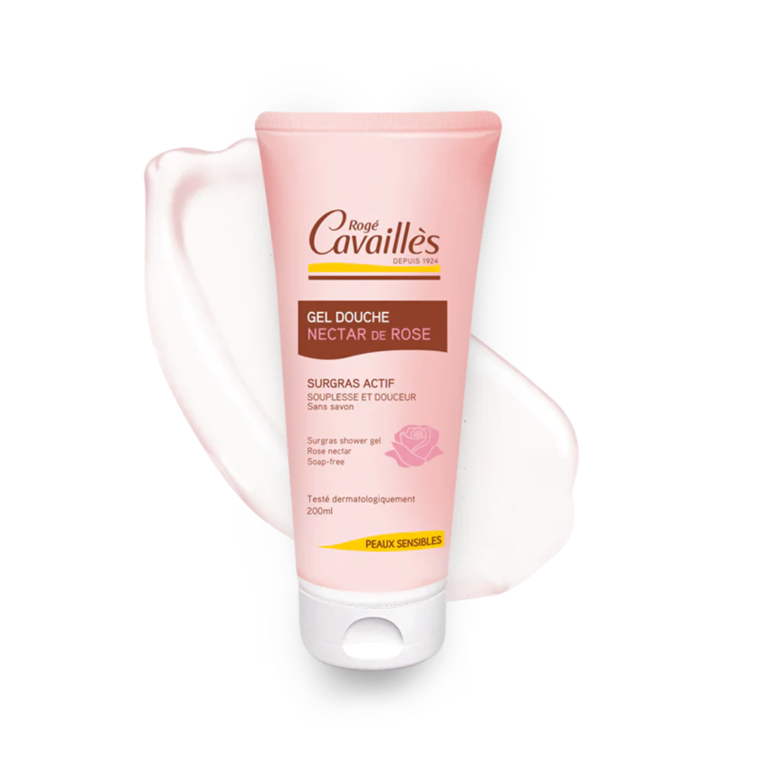 Roge Cavailles, Extra-Gentle Surgras Shower Gel Rose Nectar-200ML
