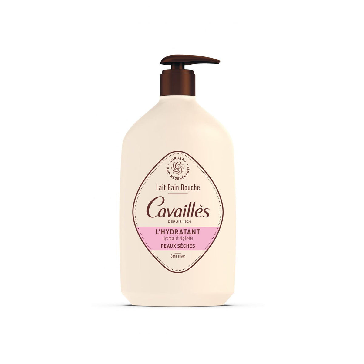 Roge Cavailles, Moisturising Bath and Shower Milk Dry Skins 1L