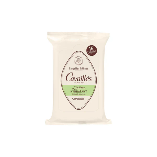 Roge Cavailles, Moisturizing Intimate Wipes - 15 Wipes