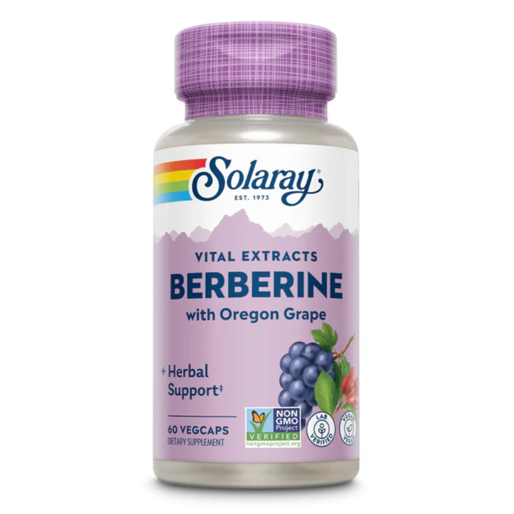 Solaray, Berberine with Oregon Grape – 60 Caps