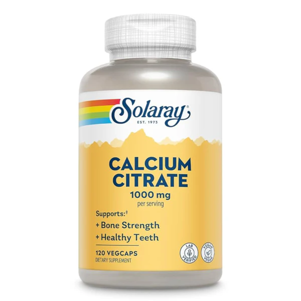 Solaray, Calcium Citrate 1000 mg – 120 VegCaps