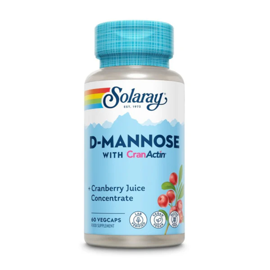 Solaray, D-Mannose 1,000Mg - 60 Vegcaps