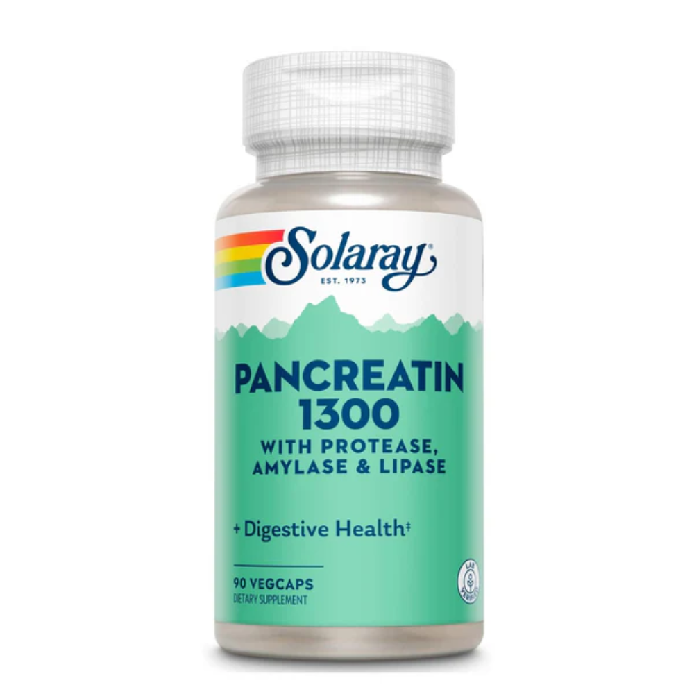 Solaray, Pancreatin 1300 - 90 Caps