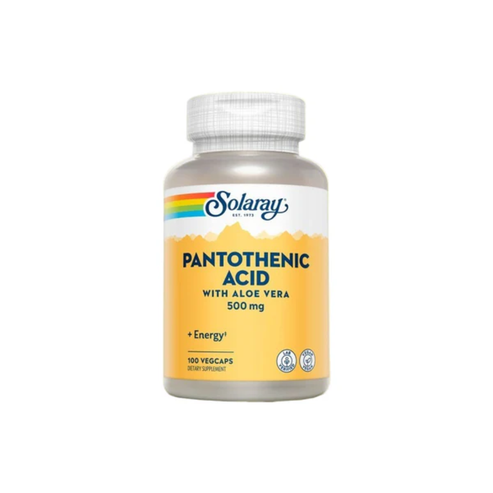 Solaray, Pantothenic Acid 500mg 100 Caps
