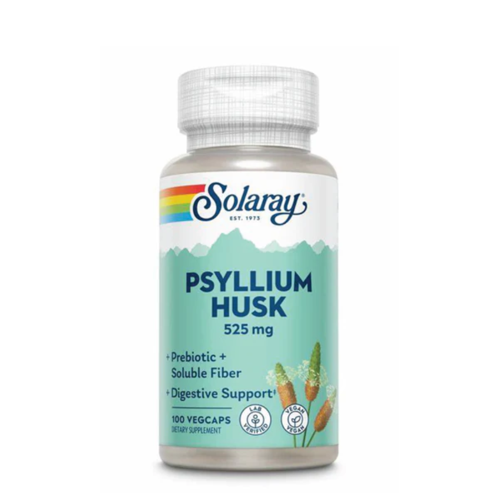 Solaray, Psyllium Husk 525 Mg - 100 Caps