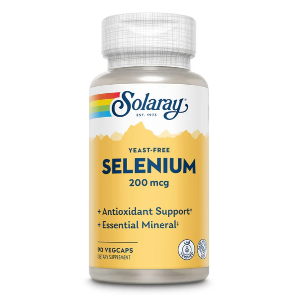Solaray, Selenium Yeast Free 200mcg 90 Caps