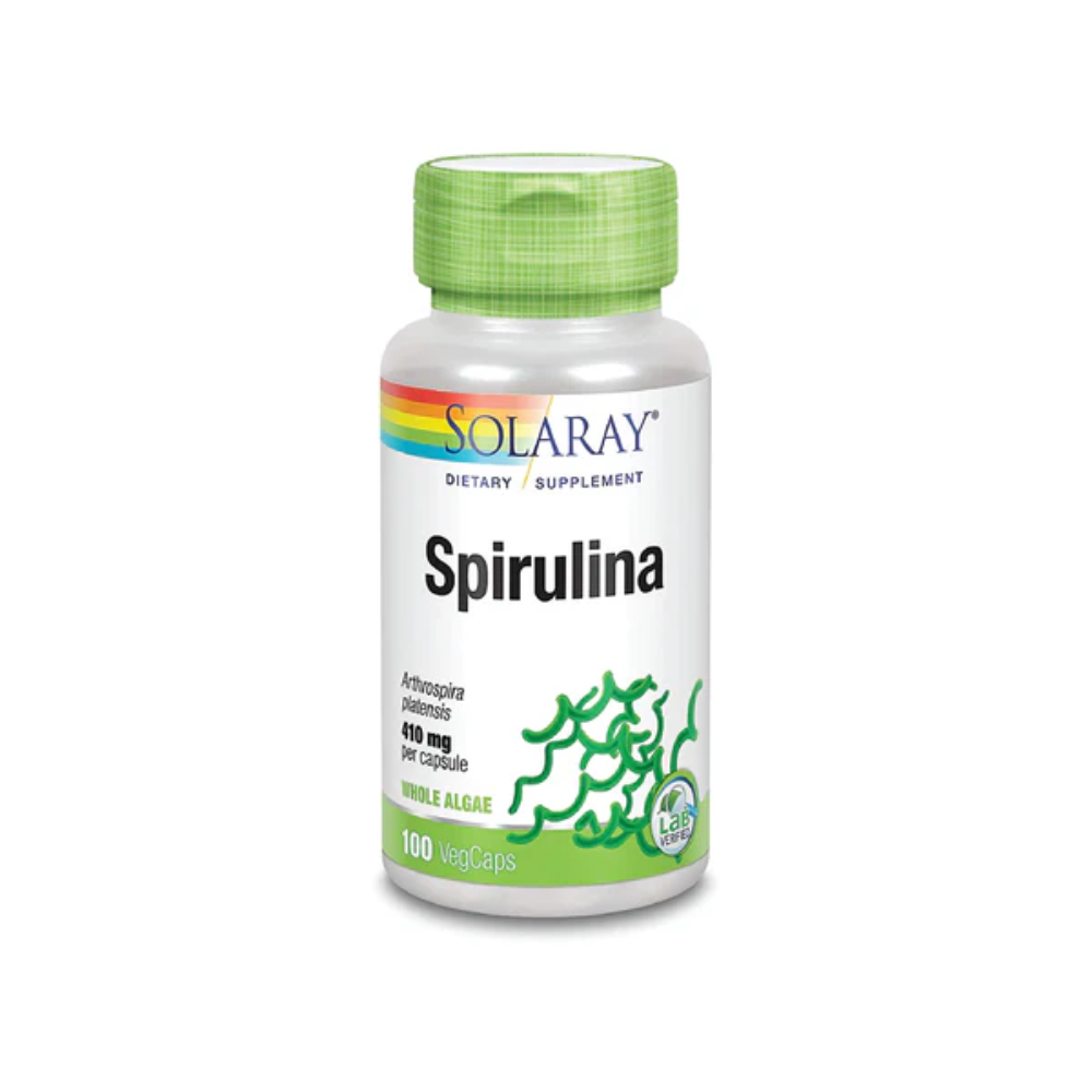 Solaray, Spirulina 410mg 100 Caps