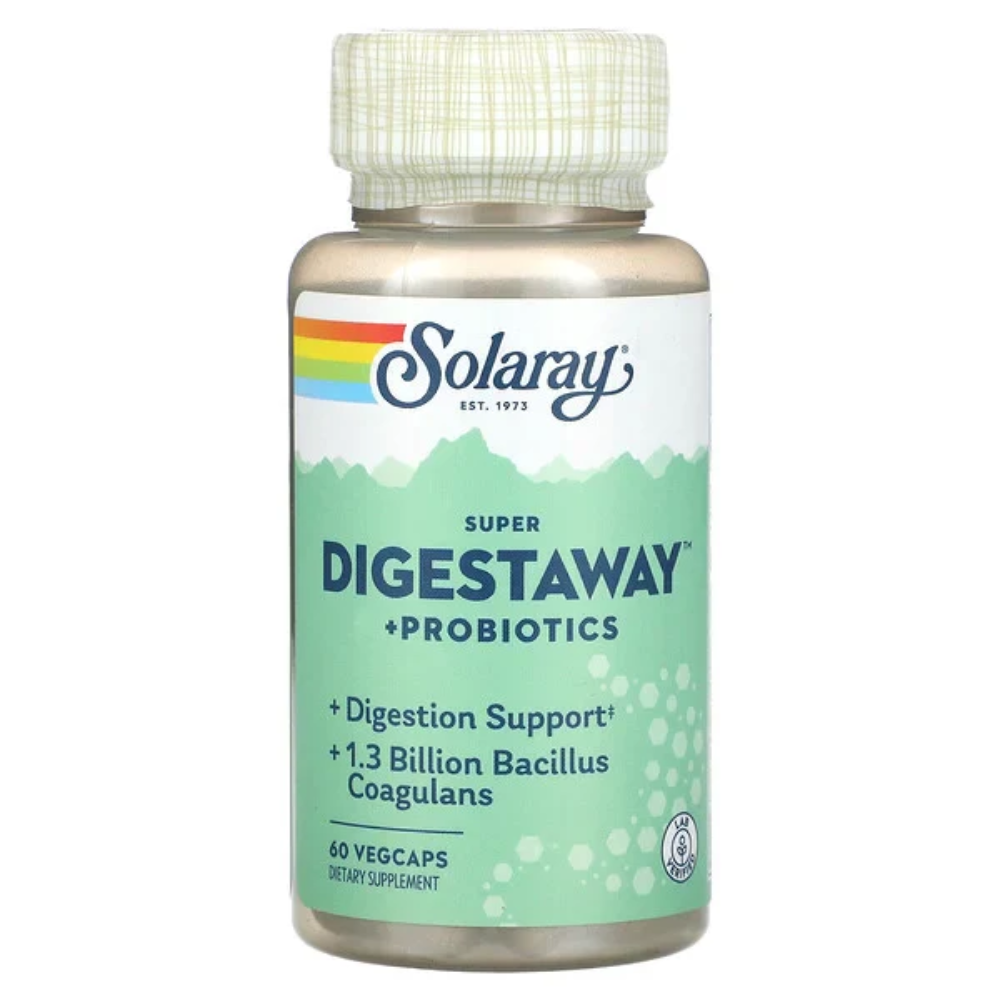 Solaray, Super Digestaway - 60 Vegcaps