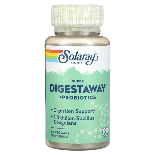 Solaray, Super Digestaway - 60 Vegcaps
