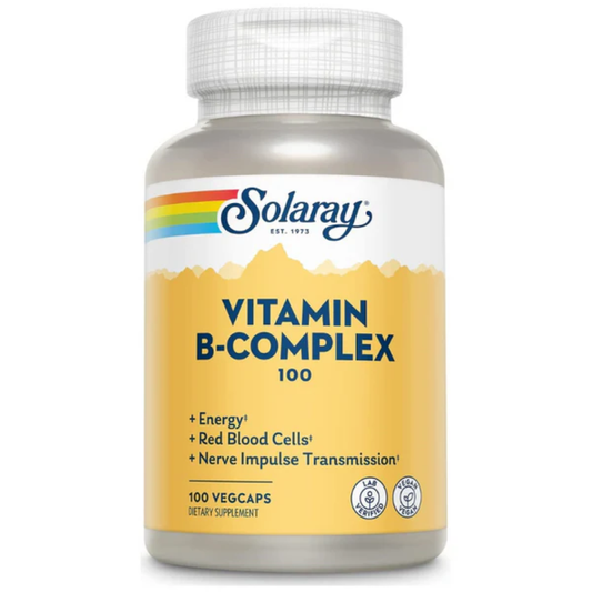 Solaray, Vitamin B-Complex 100 – 50 VegCaps