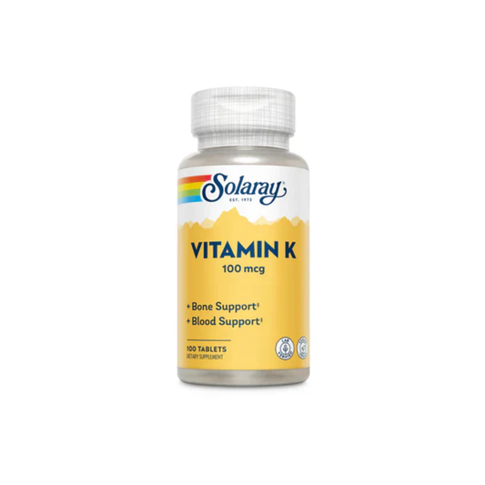 Solaray, Vitamin K-1 100mcg 100 Tabs