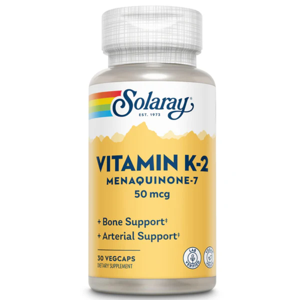 Solaray, Vitamin K2 50 mcg – 30 VegCaps