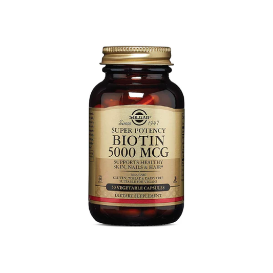Solgar, Biotin 5000 MCG 50 Vegetable Caps