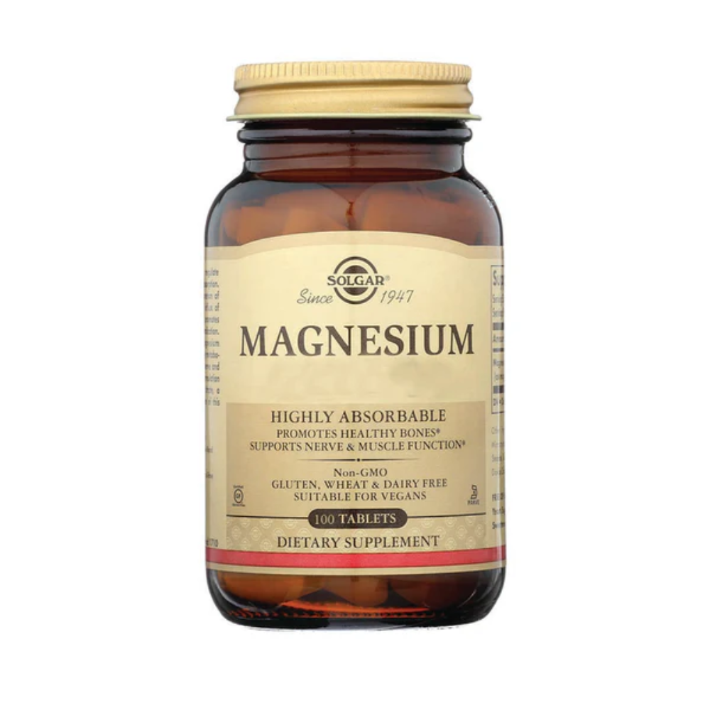 Solgar, Chelated Magnesium / Magnesium Bisglycinate 100 Tabs