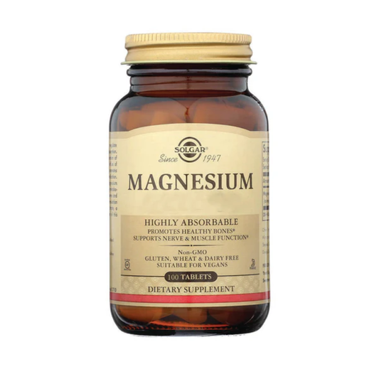 Solgar, Chelated Magnesium / Magnesium Bisglycinate 100 Tabs