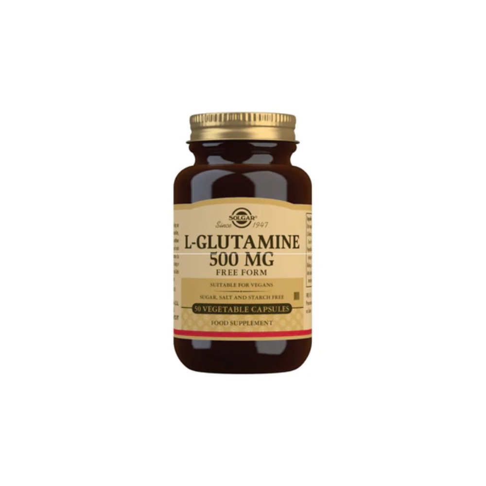 Solgar, L-Glutamine 500 MG 50 Vegetable Caps