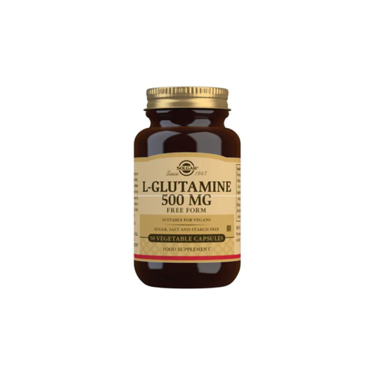 Solgar, L-Glutamine 500 MG 50 Vegetable Caps