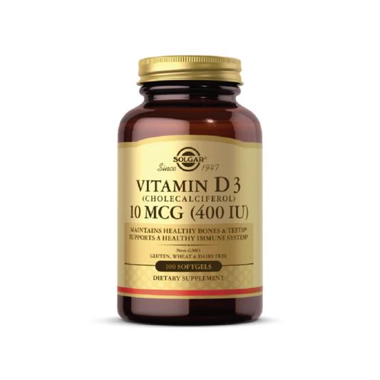 Solgar, Vitamin D3 - 400 IU 100 Softgels