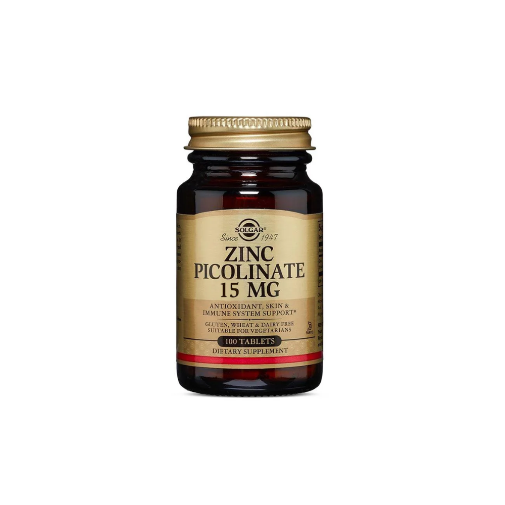 Solgar, Zinc Picolinate 100 tabs
